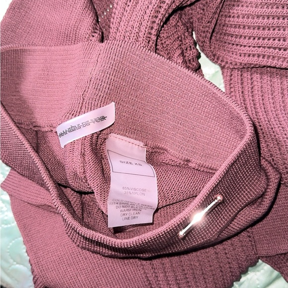 Knitted contour stretchy leggings from Manière de voir - Picture 3 of 4